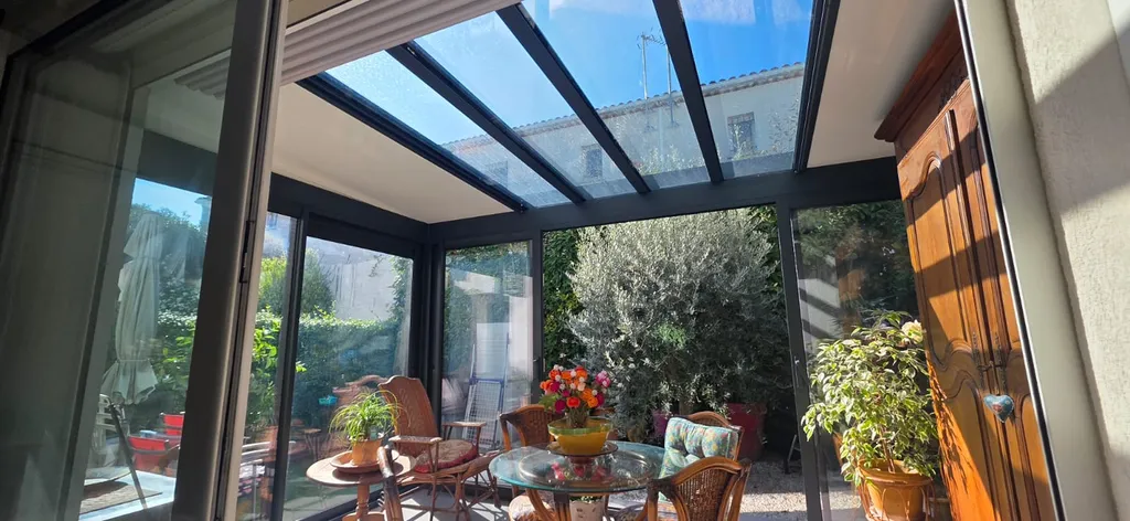 Véranda verrière à Dax