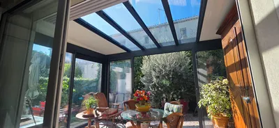 Véranda verrière à Dax