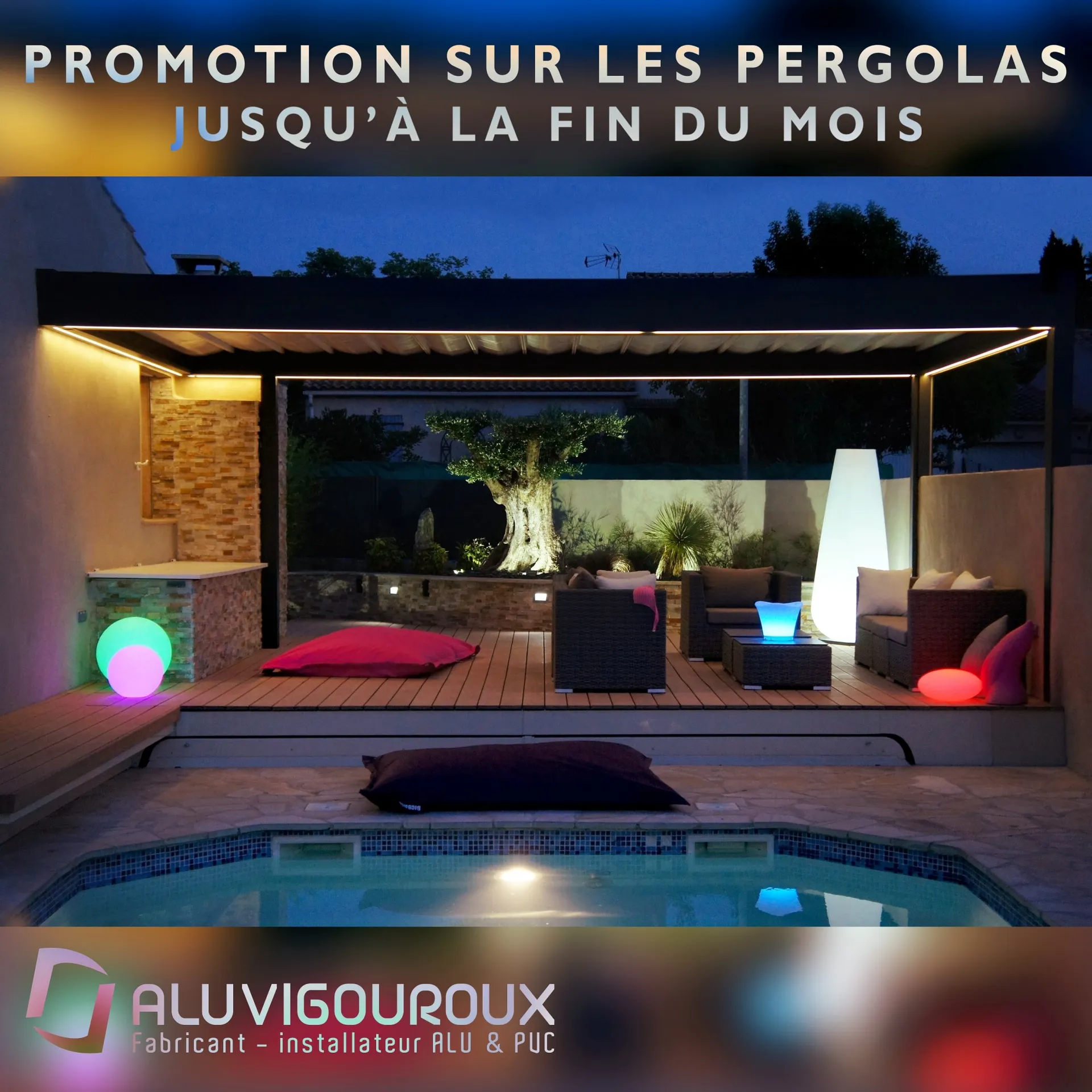 Promotion sur les pergolas