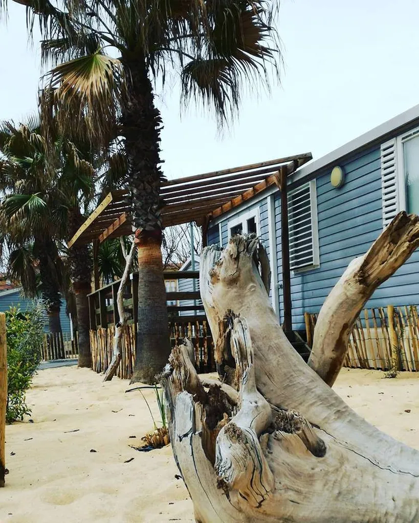 location de mobil home pour un week-end famille au bord de la mer à Vias plage