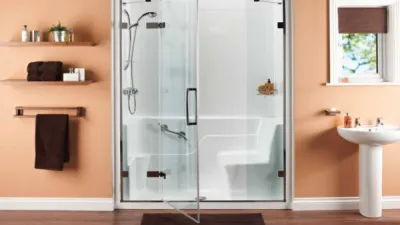 Remplacement baignoire par douche sénior sécurisée à Aix-en-Provence 13