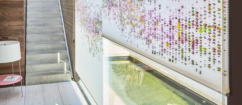 Intimité préservée grace aux stores Duette (photo crédit Jab)