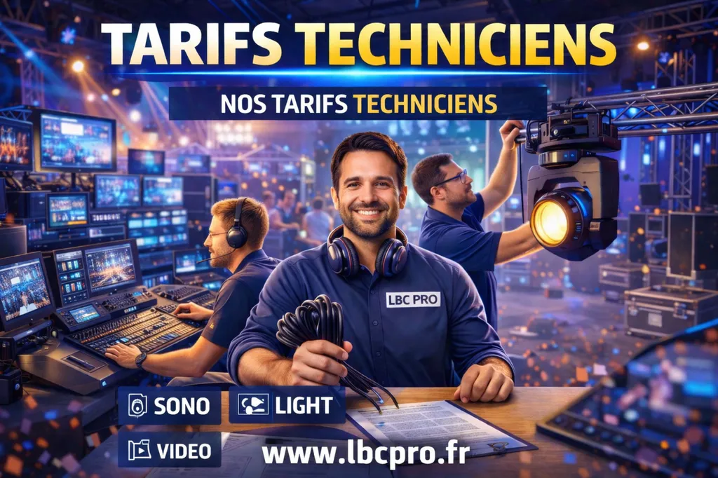 Quel est le prix d'un technicien chez lbc pro events ?