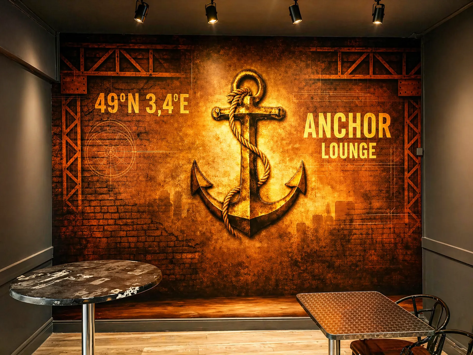 TDC design mural