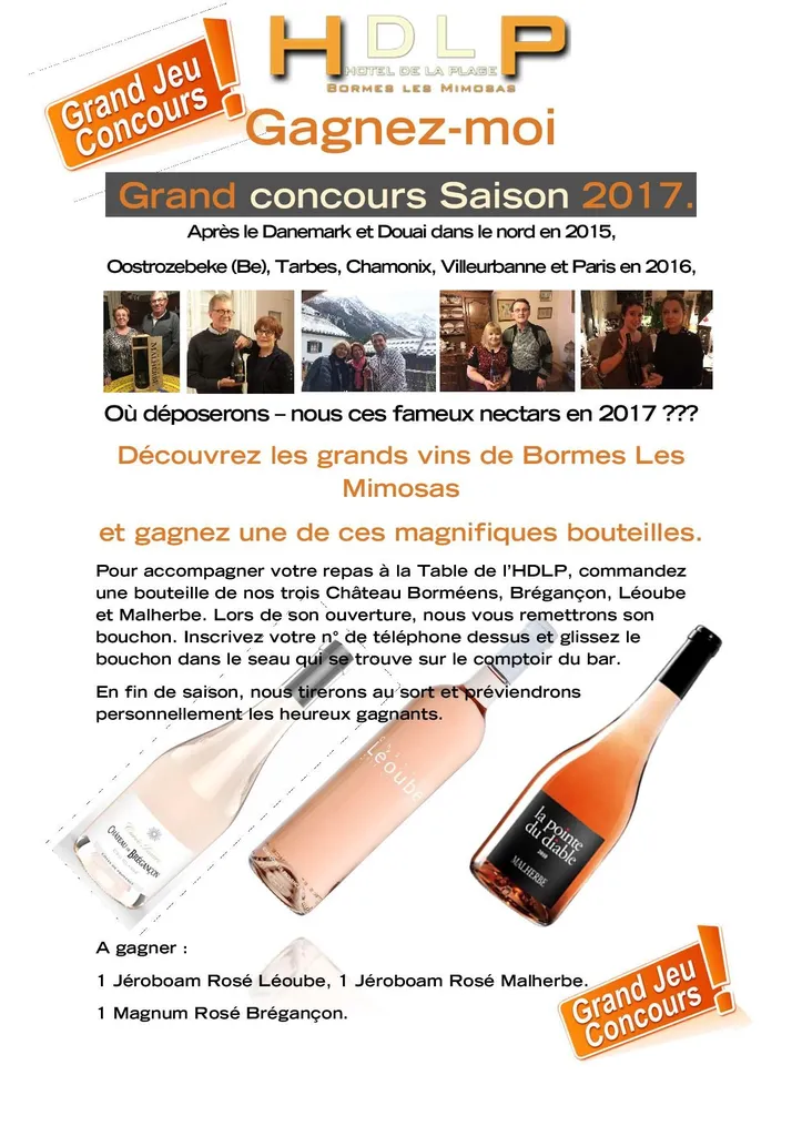 Concours HDLP de Bormes Les Mimosas, Léoube, Malherbe, Brégançon