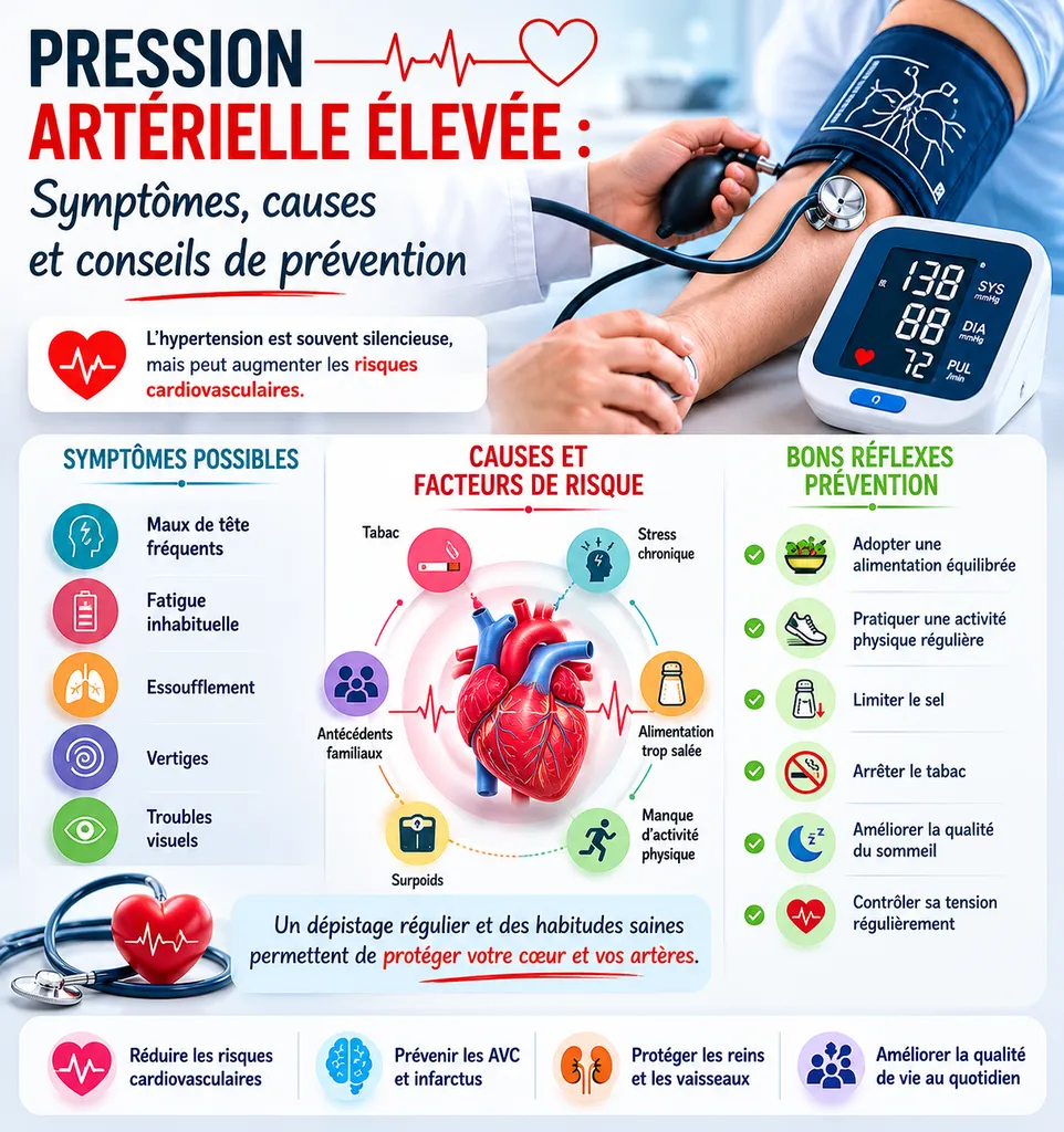 Contrôle de la pression artérielle avec tensiomètre médical professionnel à Alençon
