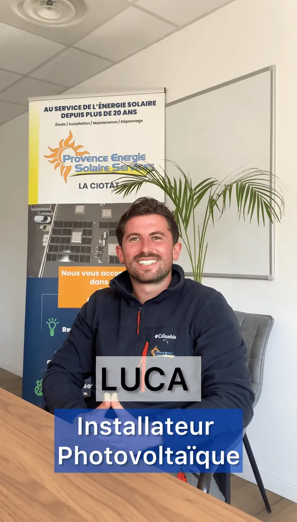 Luca, installateur photovoltaïque 