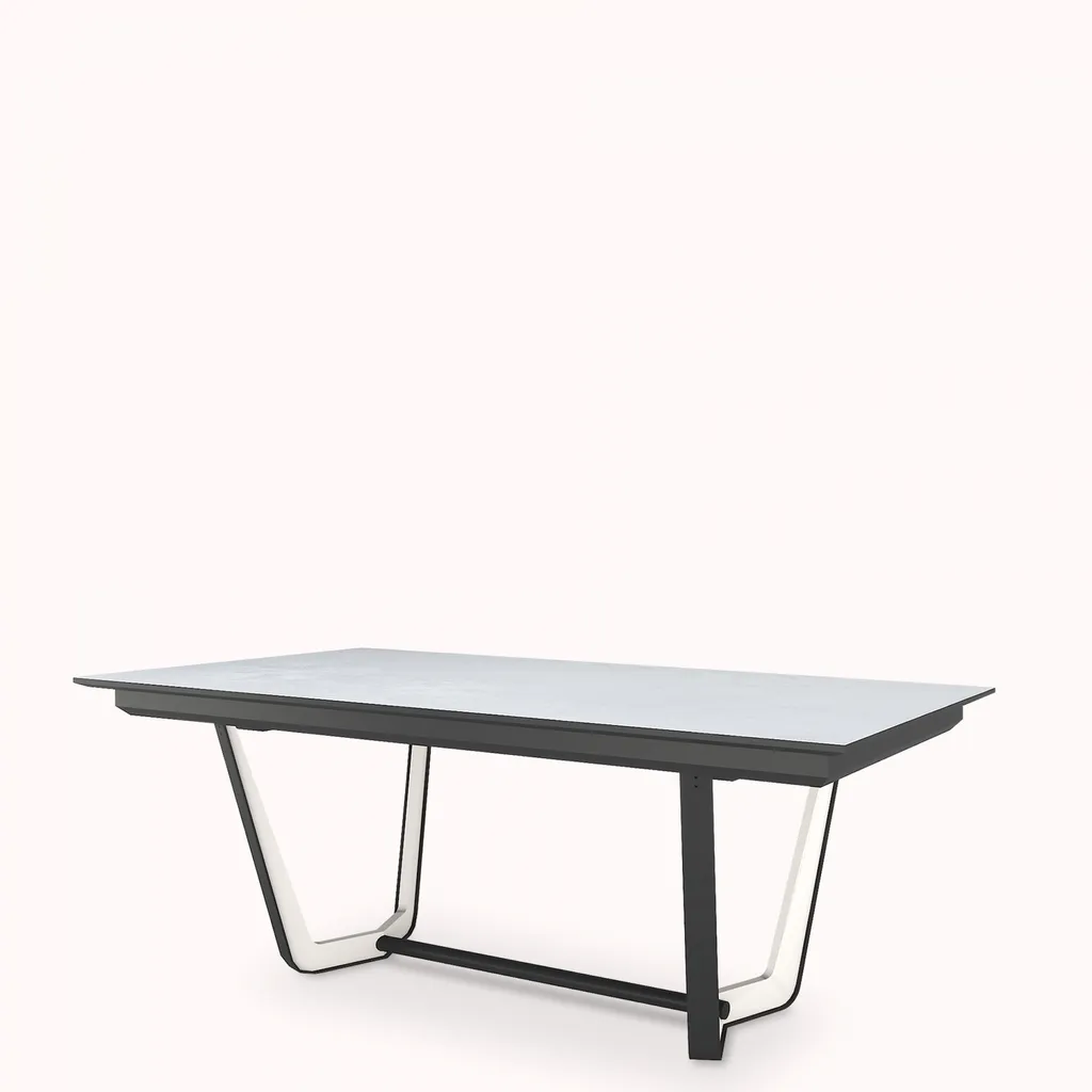 Table de repas avec plateau en céramique à Hyères