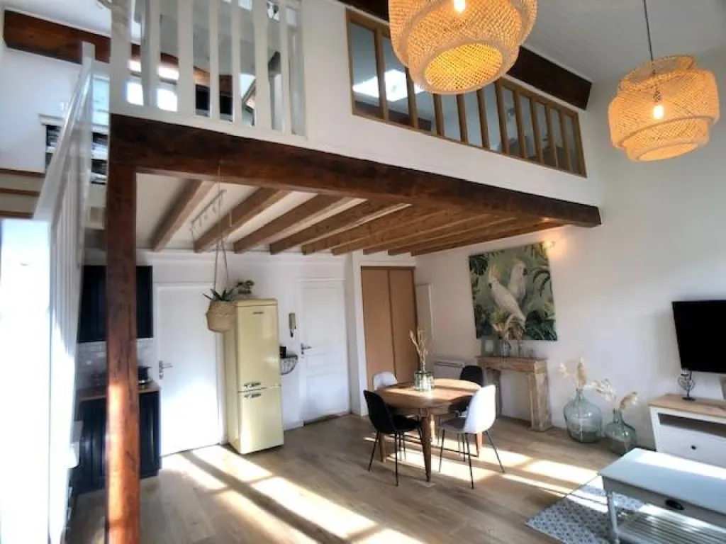 Vendu appartement en duplex meublé Bordeaux centre  situé au dernier étage