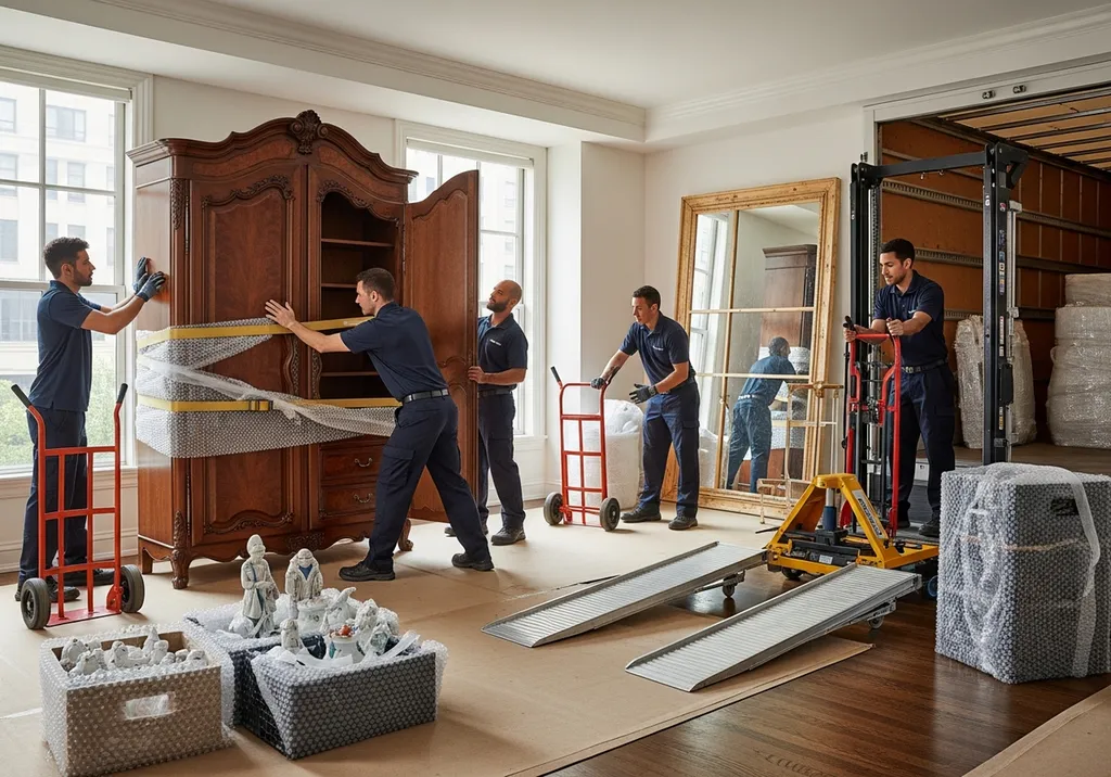 Formule Confort pour déménagement clé en main avec emballage complet, démontage, transport sécurisé et réinstallation intégrale