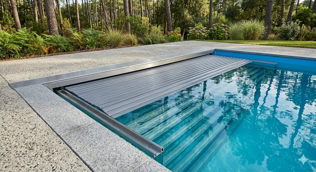 Rideaux pour piscine a coque a parenthis-en-born