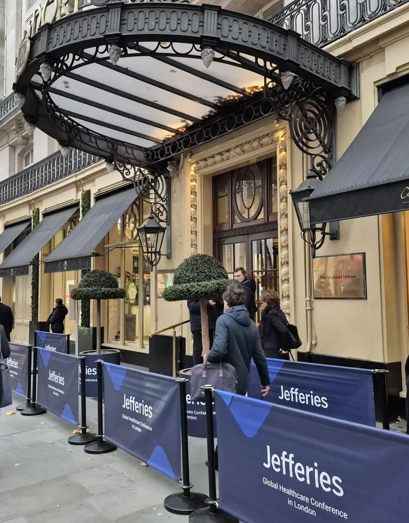 Benta Lyon à la Jefferies Global Healthcare Conference à Londres 2025