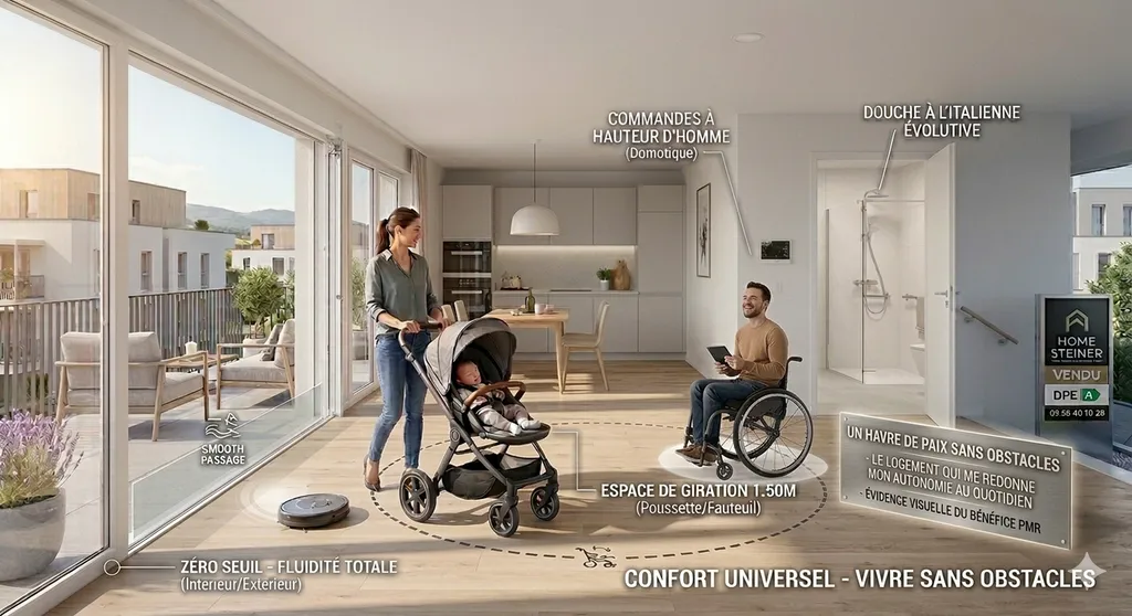 L'accessibilité PMR : Le luxe invisible qui simplifie la vie de tous les jours