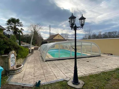 Création d’une terrasse carrelée autour d’une piscine à Champagne-sur-Seine