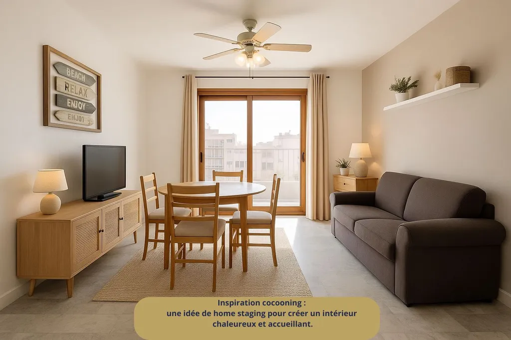 Studio meublé au dernier étage avec ascenseur à vendre à Carredon à Six-Fours-les-Plages dans le Var