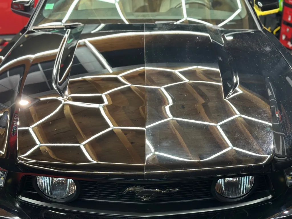 Rénovation carrosserie polissage traitement céramique Lyon Ford Mustang Shelby GT 500