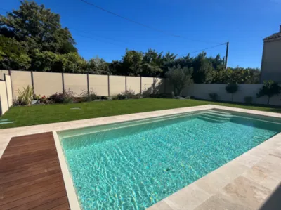 rénovation jardin villa piscine Salon-de-Provence
