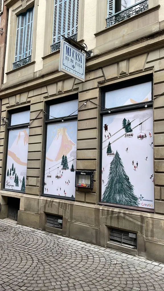 habillage de vitrines à Saverne en Alsace