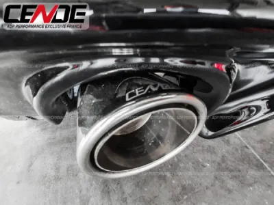 embout échappement cende chrome