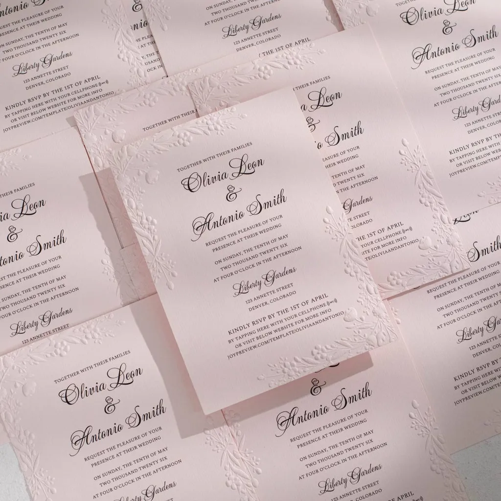 graphiste faire part gaufrage haut de gamme mariage en provence
