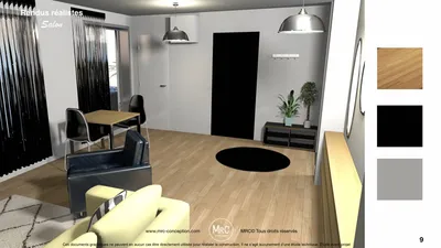 Projet de rénovation d'appartement et décoration dans le centre ville de Marseille 13007, Conception d'architecte d'intérieur décorateur Marseille