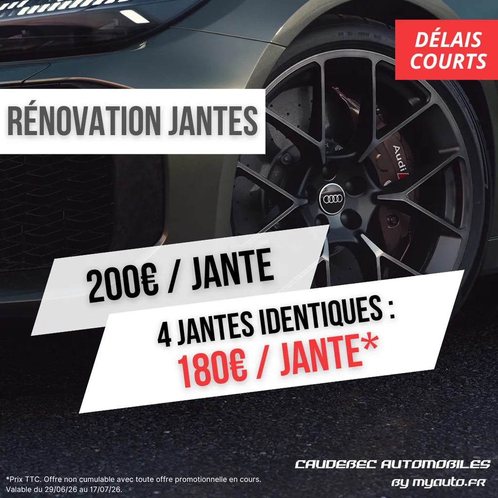 Promo Carrosserie à La Frénaye : Rénovation de vos jantes à prix exclusif !
