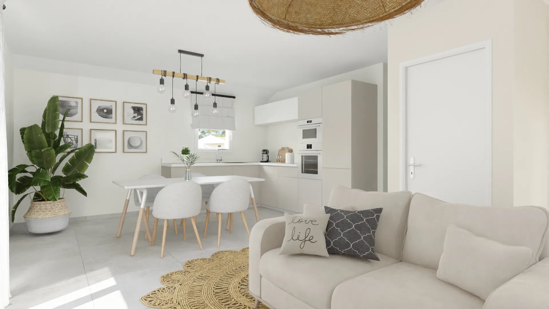 Maison plain-pied de 60 m²