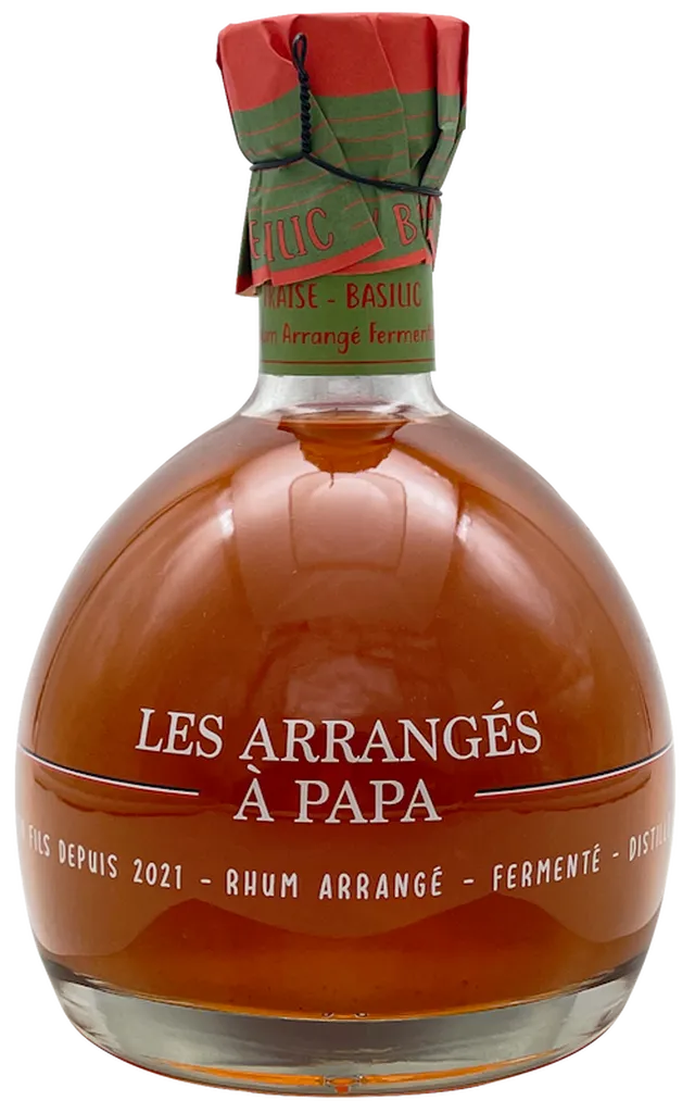 Rhum arrangé Fraise Basilic