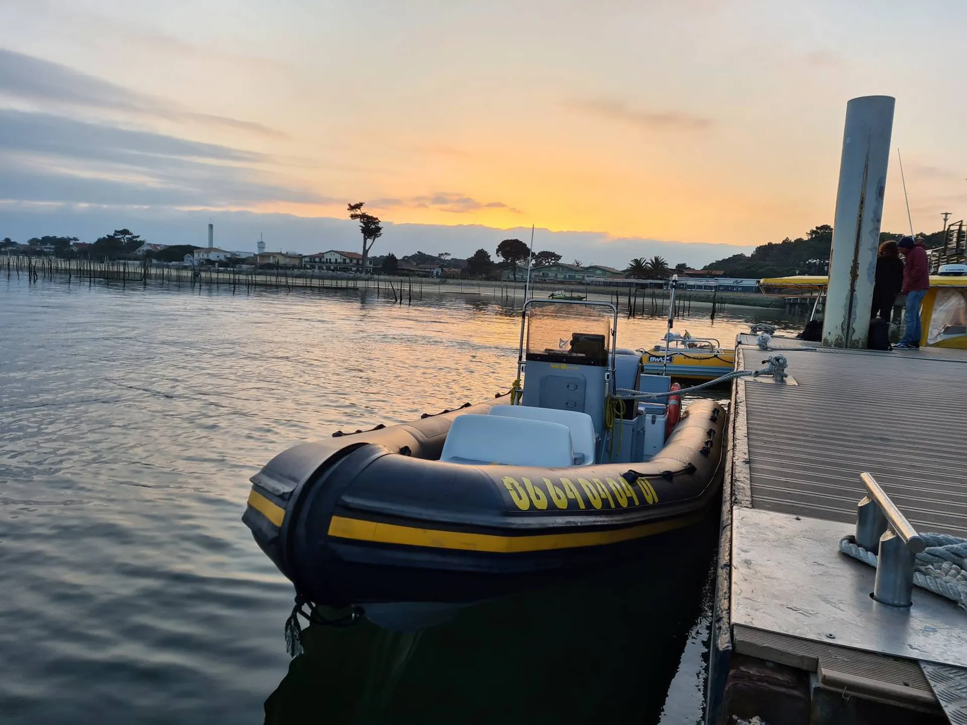 Traversée/Navette Bateau-taxi Cap Ferret / Arcachon pour train matinal ! - Bassin d'Arcachon