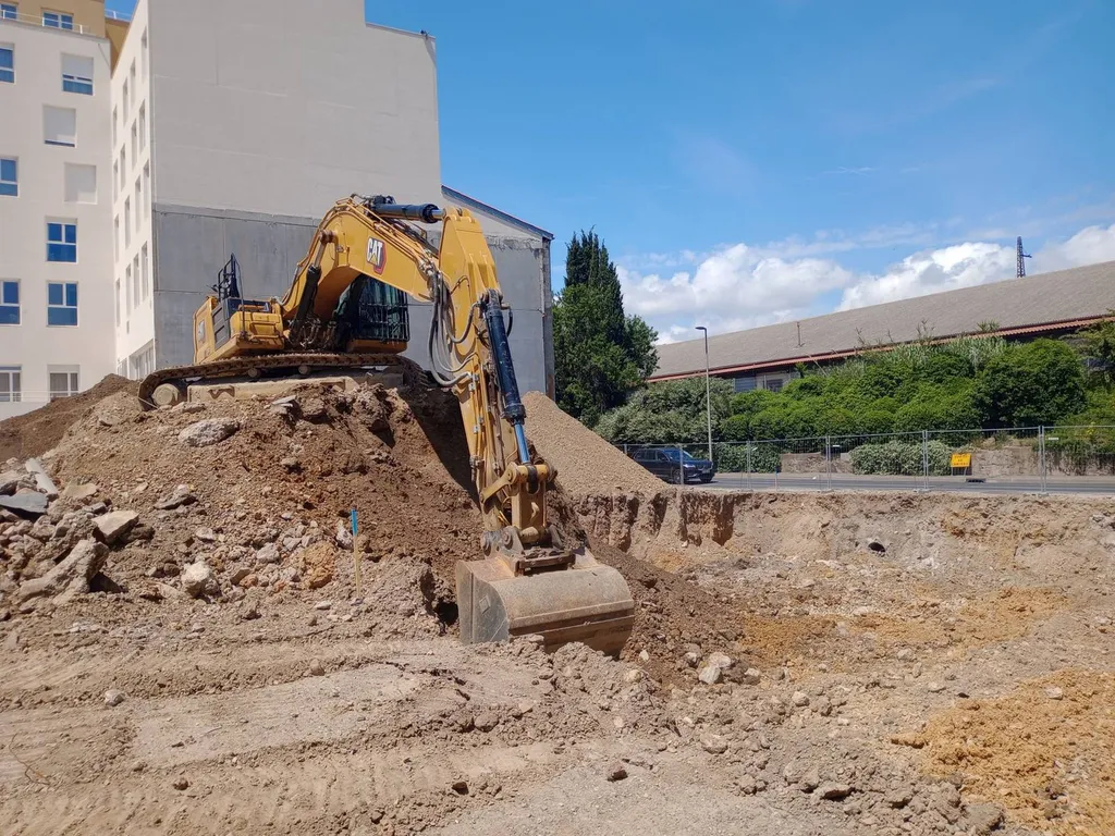 Terrassement des zones non inertes