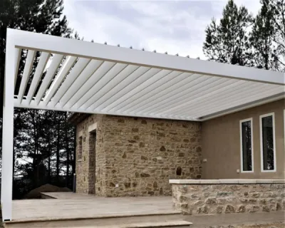 pergola bioclimatique ALGARVE lames rétractables