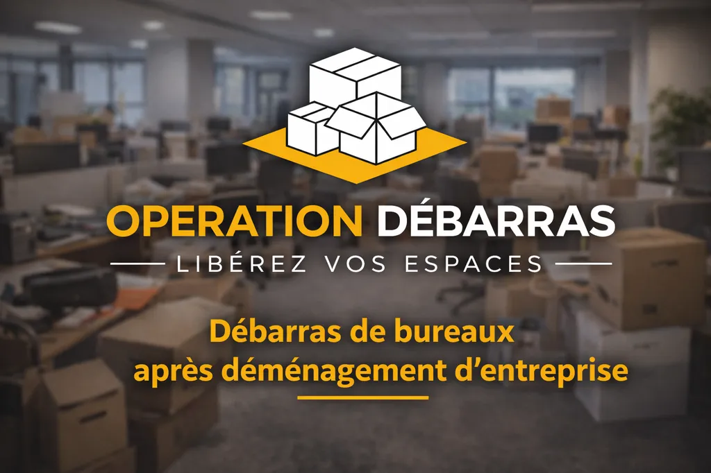Débarras de bureaux après déménagement d’entreprise au Havre et dans l’agglomération