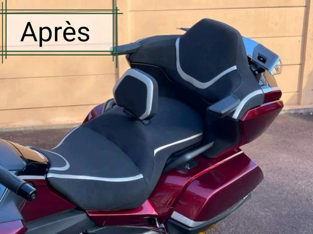 Rénovation et personnalisation d'une selle de moto sur Bordeaux