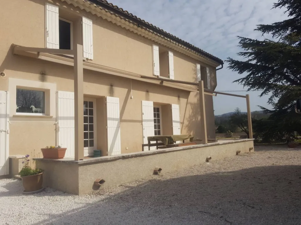 pergola à toile enroulable sur mesure aluminium salon de provence