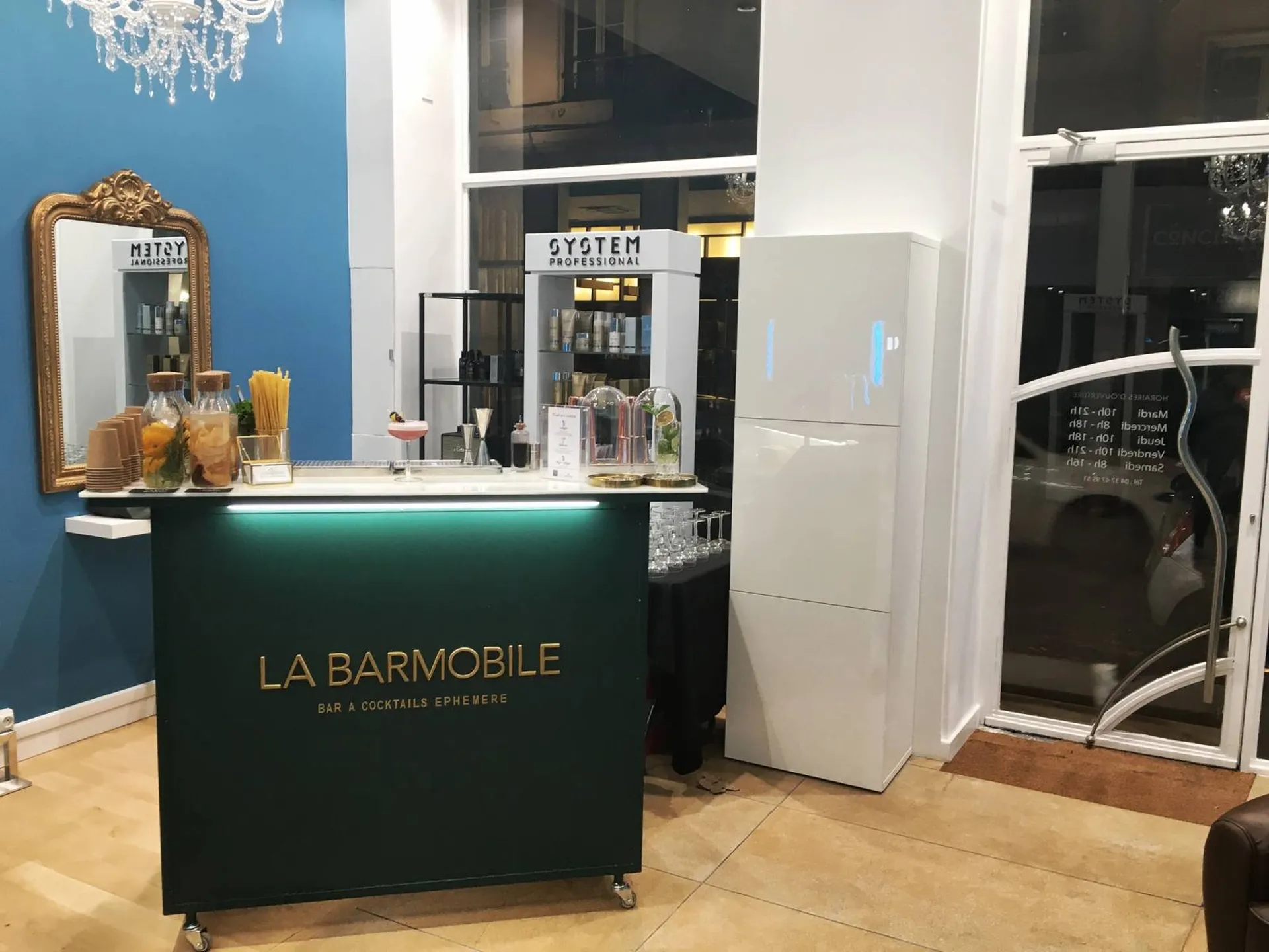 bar à cocktails mobile pour votre soirée privée à Lyon