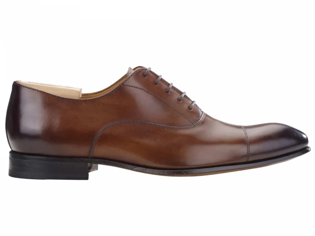 chaussure de ville homme marron profil