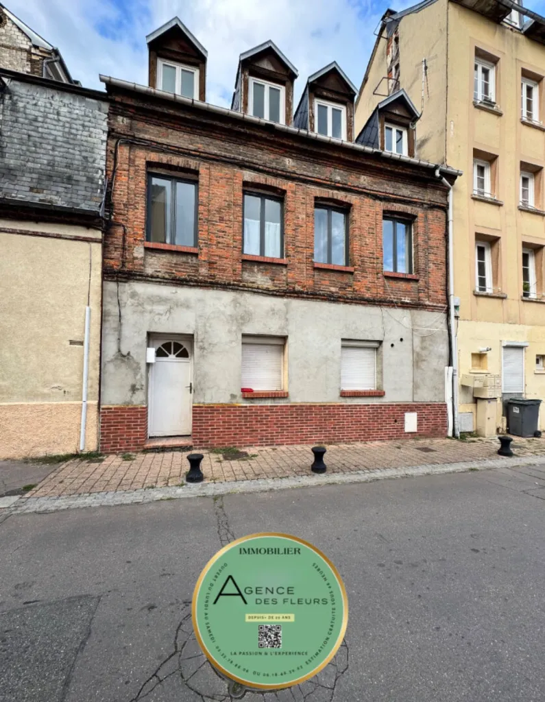 A SAISIR MAISON DE VILLE DE 60 M² HABITABLES SUR LA COMMUNE DE ELBEUF 76500