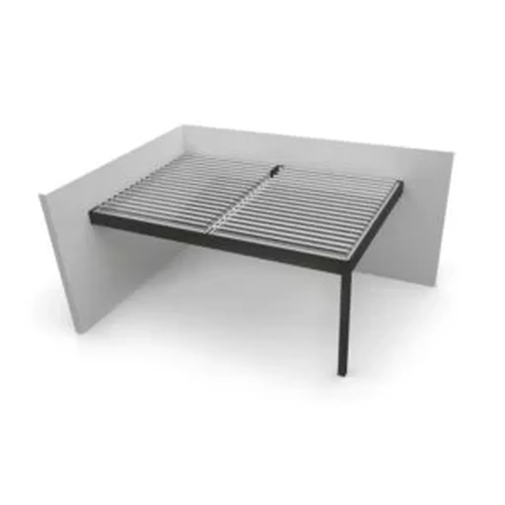 Pergola bioclimatique aluminium avec lames orientables à Ajaccio