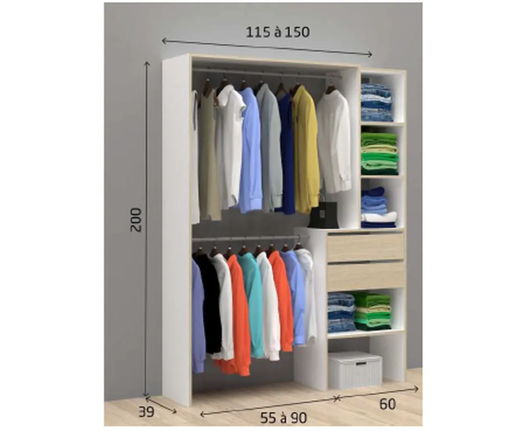 Aménagement de placard Lara