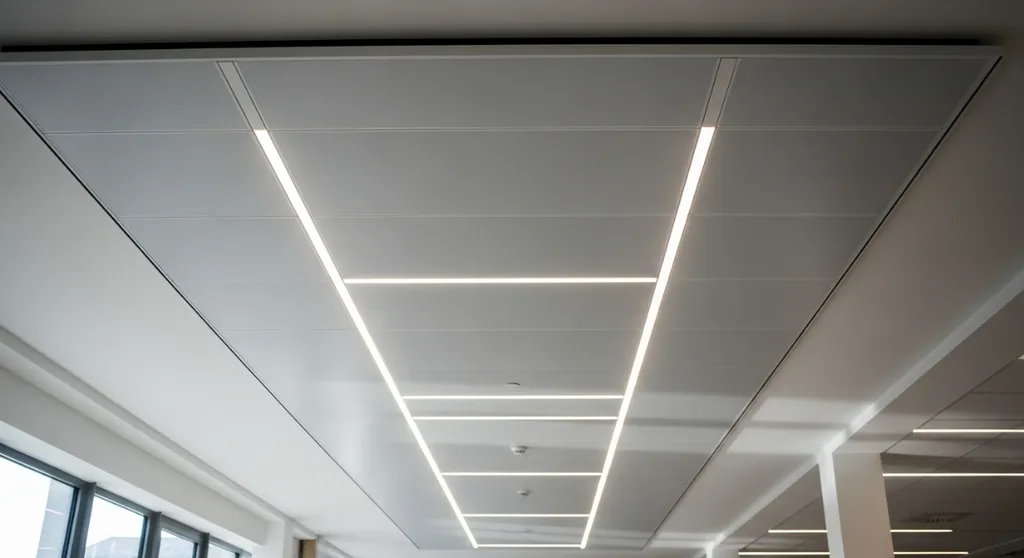 Rénover les bureaux d'une entreprise tertiaire avec l'installation d'un faux-plafond suspendu moderne à Tarbes proche de Pau