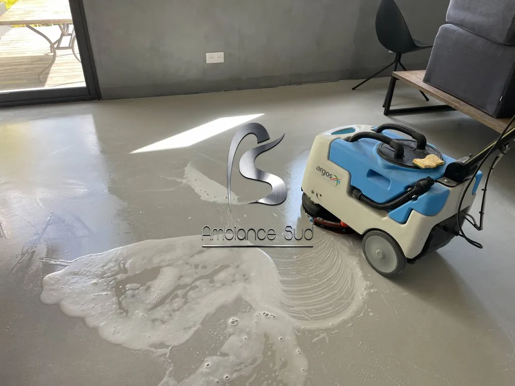 Comment nettoyer votre sol en béton ciré ? Ambiance Sud vous explique tout avec cet exemple à Manosque dans le 04