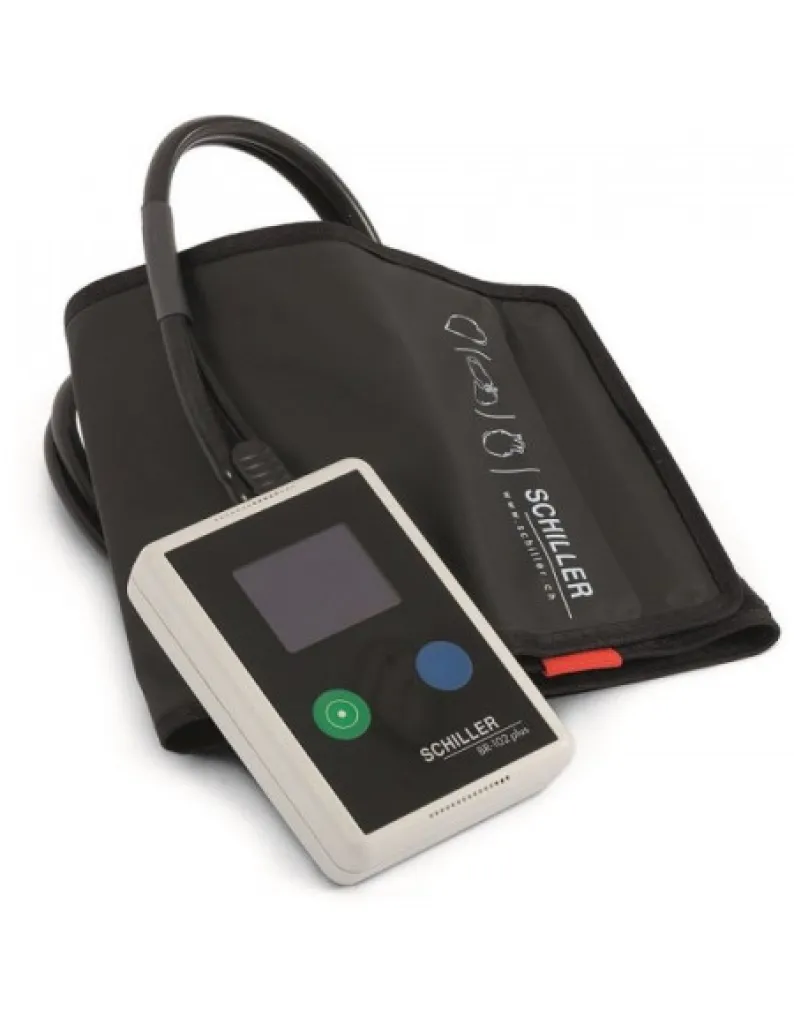Holter tensionnel SCHILLER BR-102 plus porté en position ambulatoire — appareil compact et confortable pour suivi pression artérielle sur 24/48 h. à Lyon