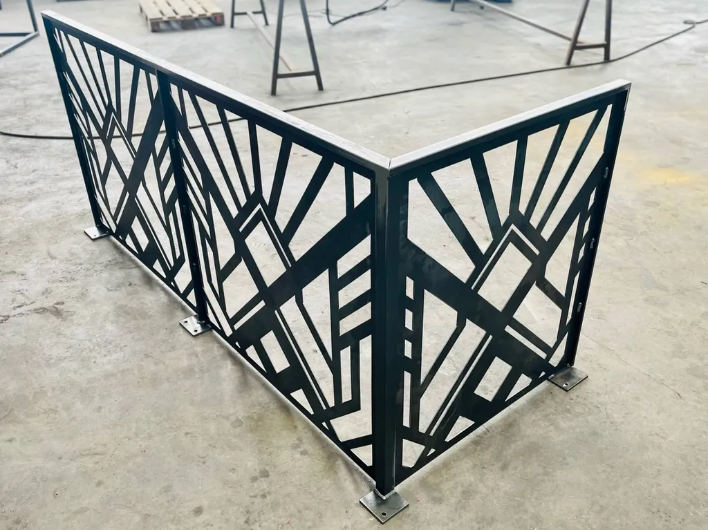 Garde-corps acier design sur mesure à Évreux (27) – Fabrication et finition haut de gamme