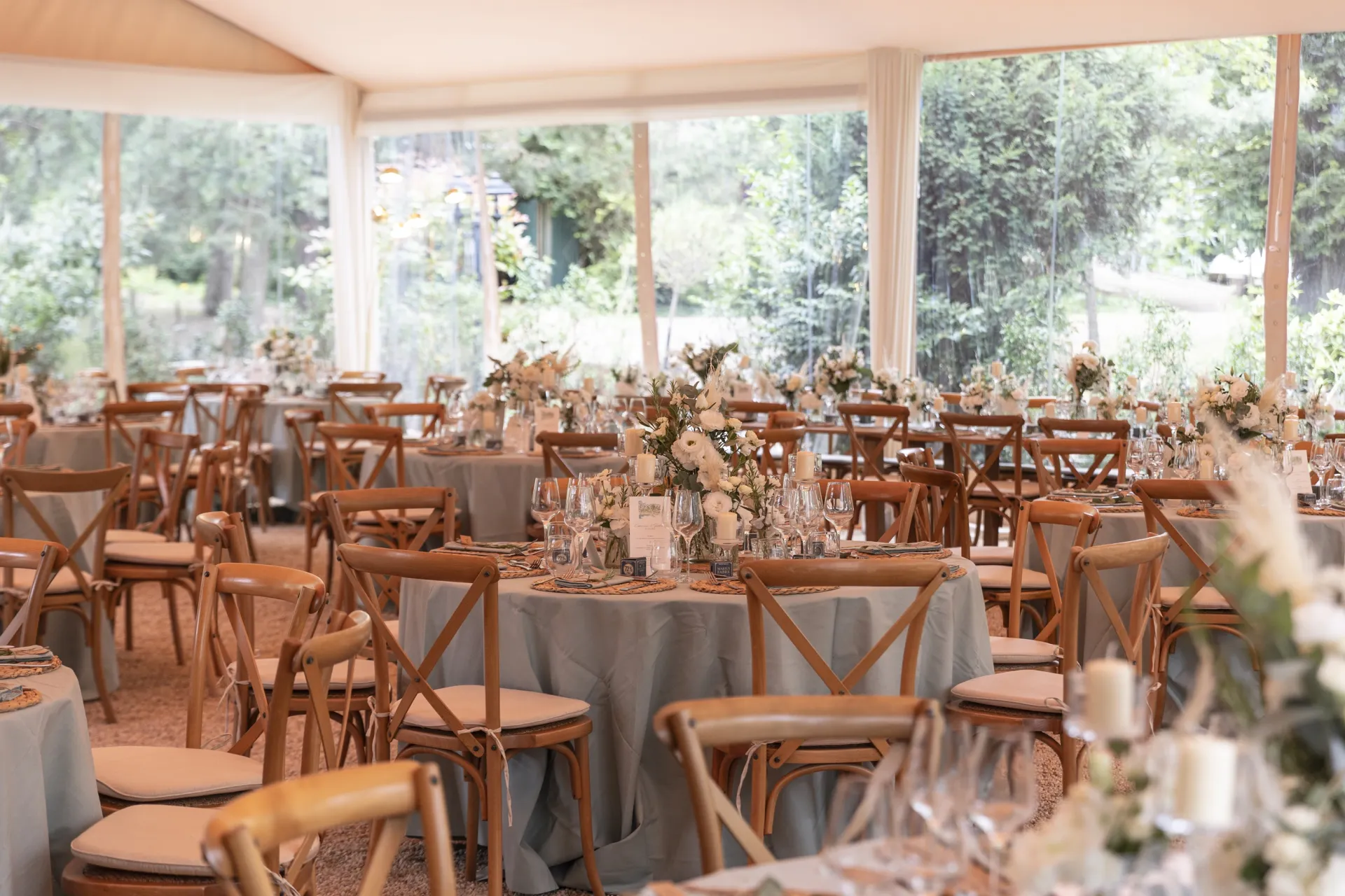 wedding dinner Chalet des Iles
