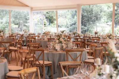 wedding dinner Chalet des Iles