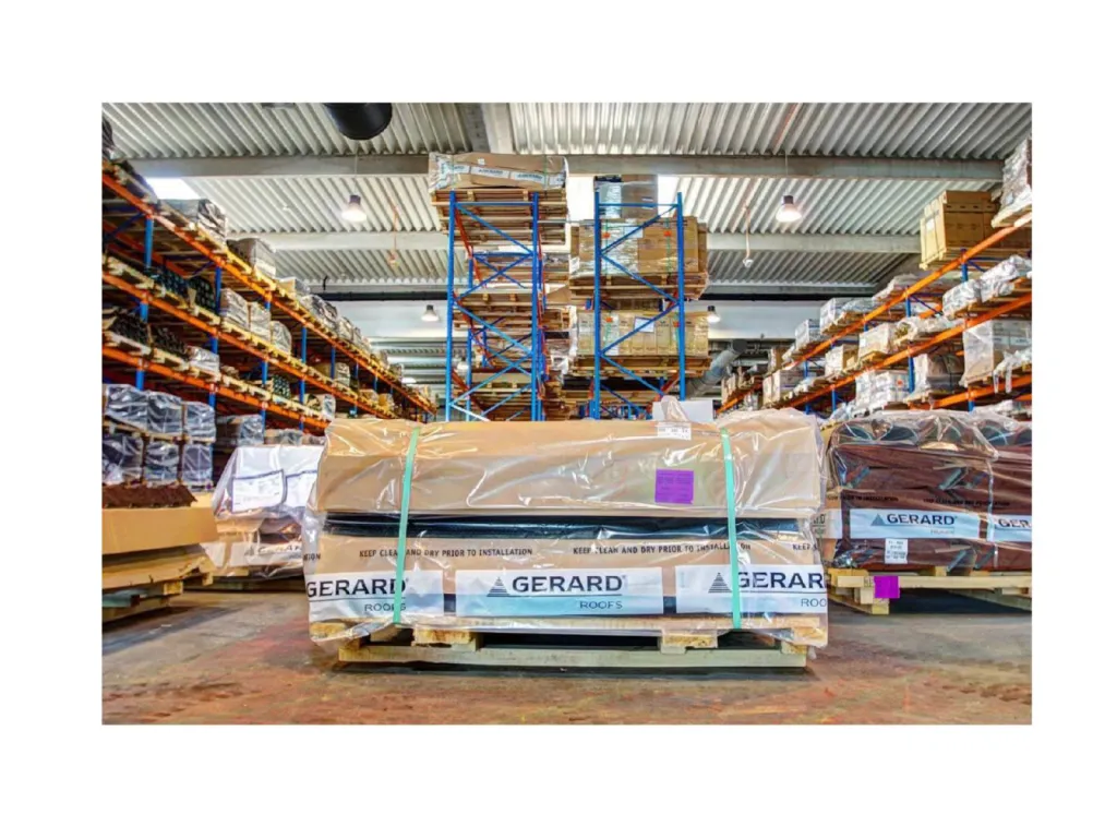 Une palette de Tuiles GERARD