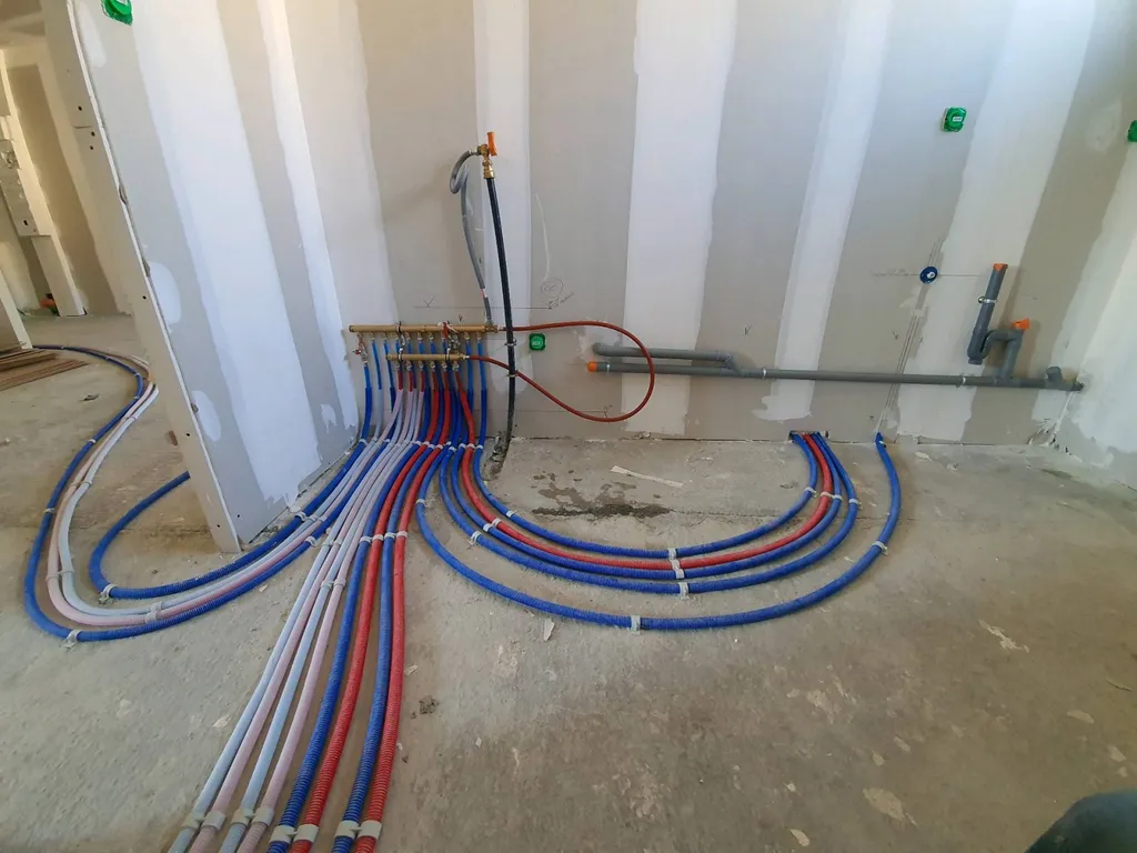 Travaux de plomberie pour la rénovation d'une maison de plain-pied à Saint-Laurent-de-Mure