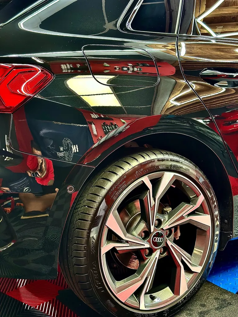 centre de DETAILING Lyon traitement céramique carosserie et jantes Audi A3