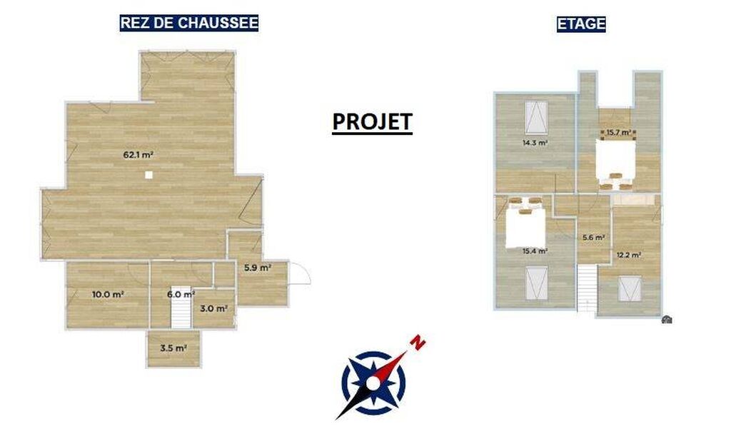 A vendre charmante villa, vue mer exceptionnelle, à réhabiliter, proche des commerces, sur l'axe Dieppe 76200 - Penly 76370 - Le Tréport 76340.