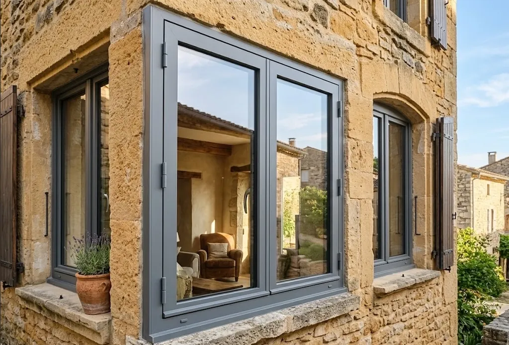 Nous sommes spécialistes de la pose de fenêtres aluminium sur RUOMS